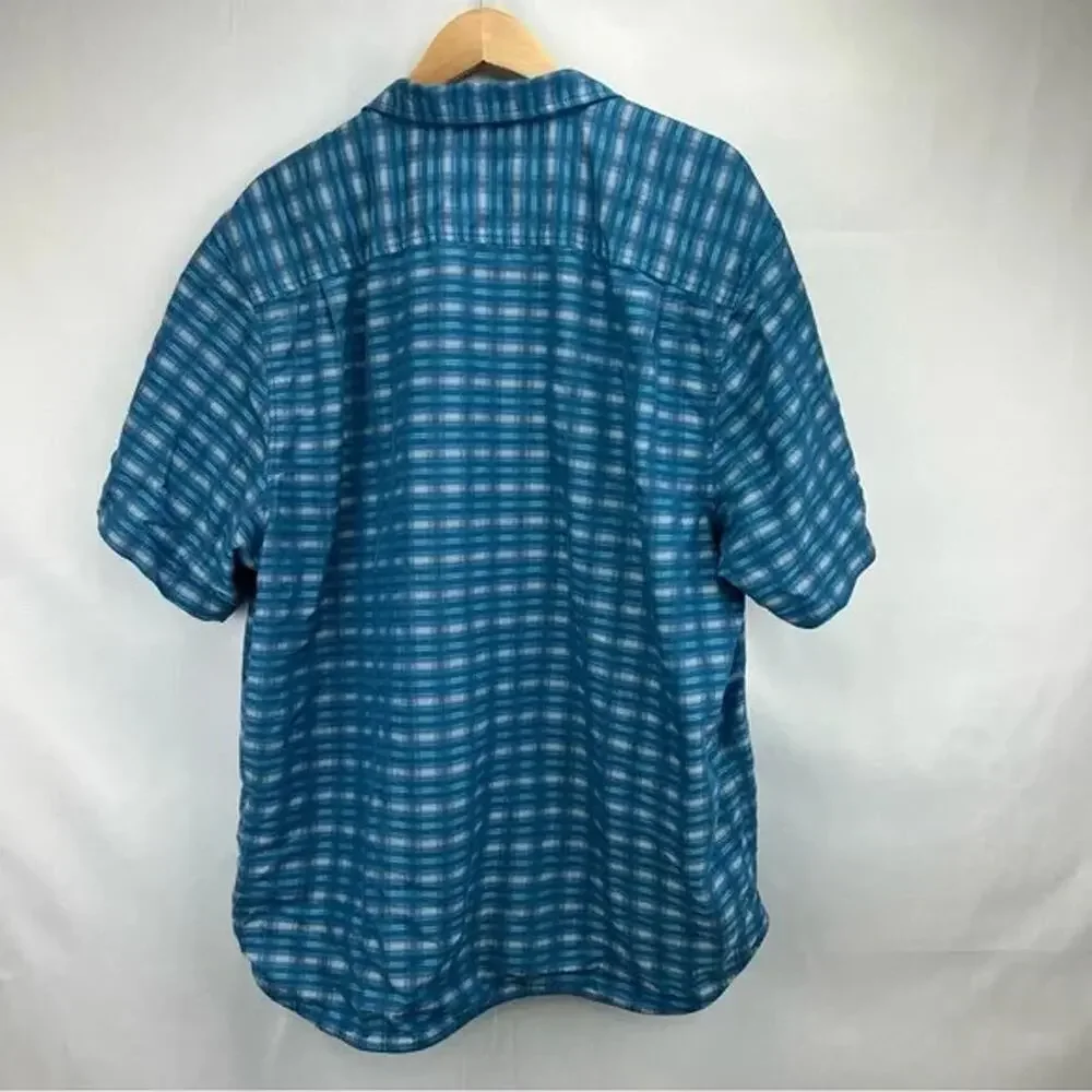 Tommy Bahama Men's Blue Plaid‎ Shirt XXL - Picture 2 of 6